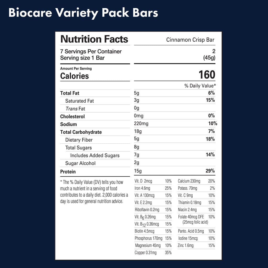 15G Protein Bars Variety Pack (7-Count)