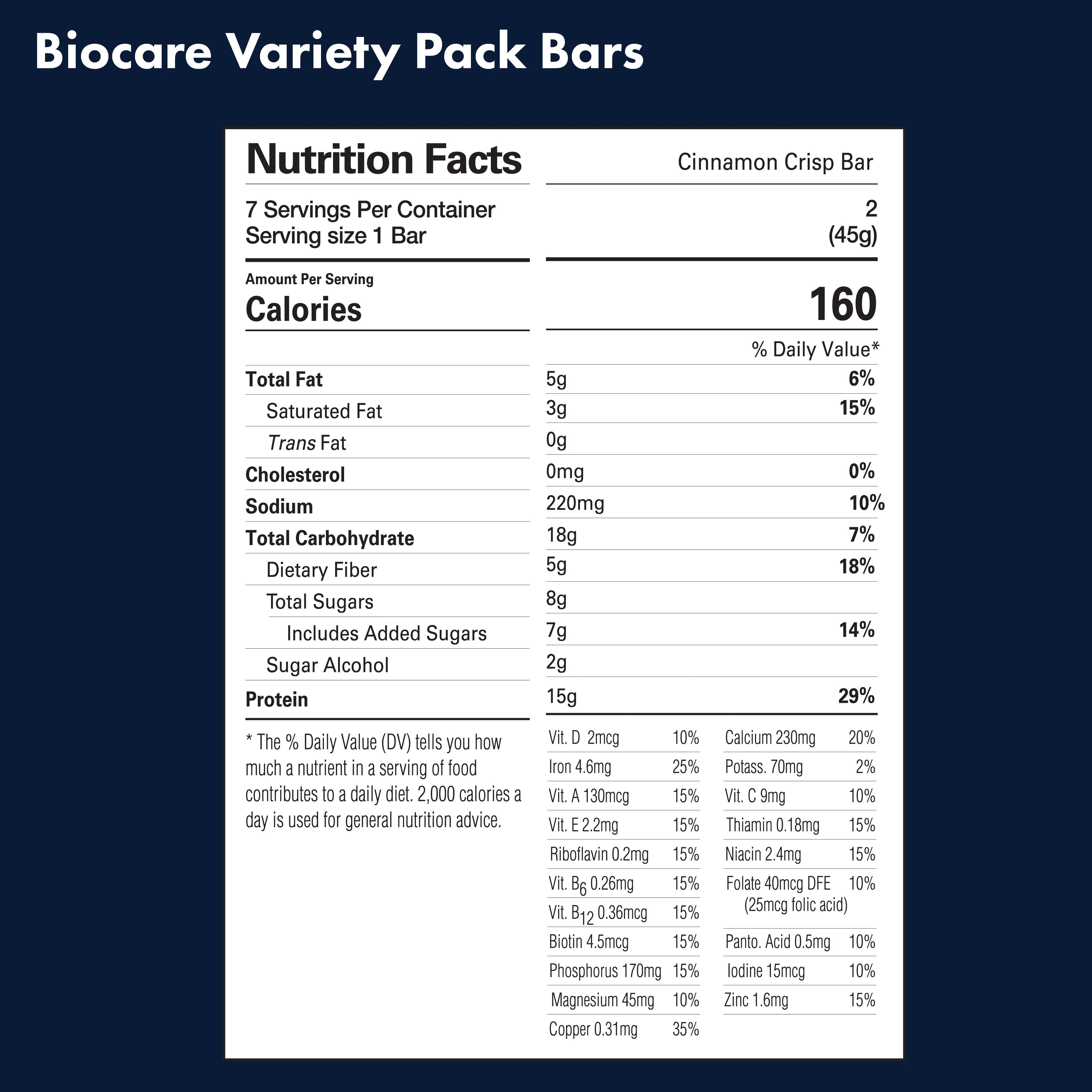 15G Protein Bars Variety Pack (7-Count)