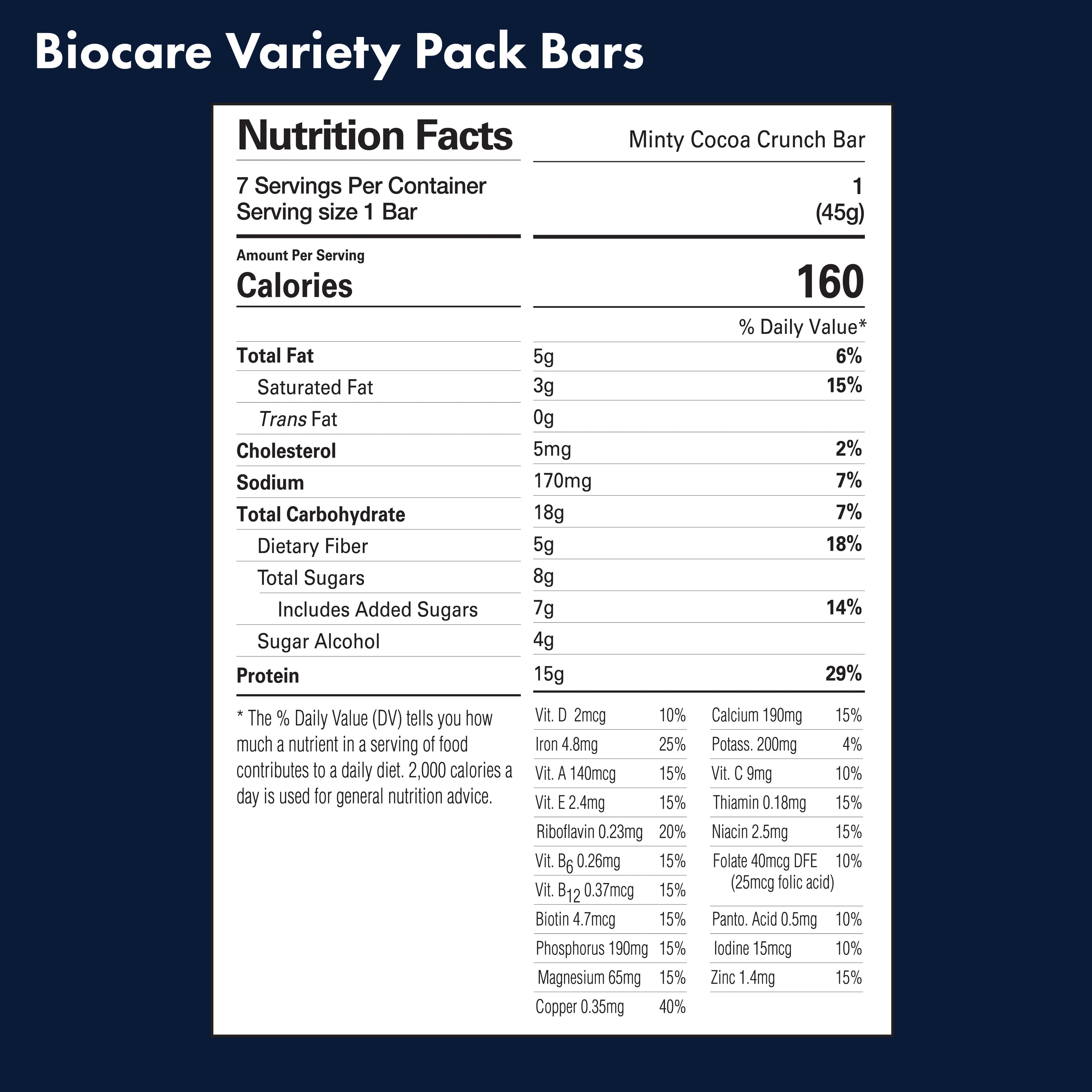 15G Protein Bars Variety Pack (7-Count)